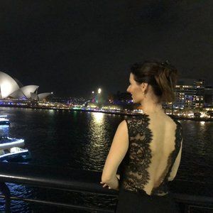 Black Jumpsuit with Lace- detailed Open back Ermano Scervino